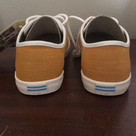 Toms Shoes Toms Mustard Yellow Tennis Shoes New Poshmark